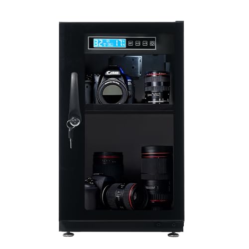 Amazon.co.jp: OSJ 防湿庫 容量40L ブラック ドライボックス 自動除湿