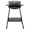 Royal Gourmet GT2003 Portable 2 Burner Propane Gas Grill with Stand and Warming Rack, 2-in-1 Grill Griddle Combo with 17,000 BTUs Output forCamping, Tailgating, Backyard, Gray