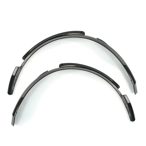 Protector de cejas rueda trasera Chevrolet Corvette C8 2020-2024, moldura guardabarros negra