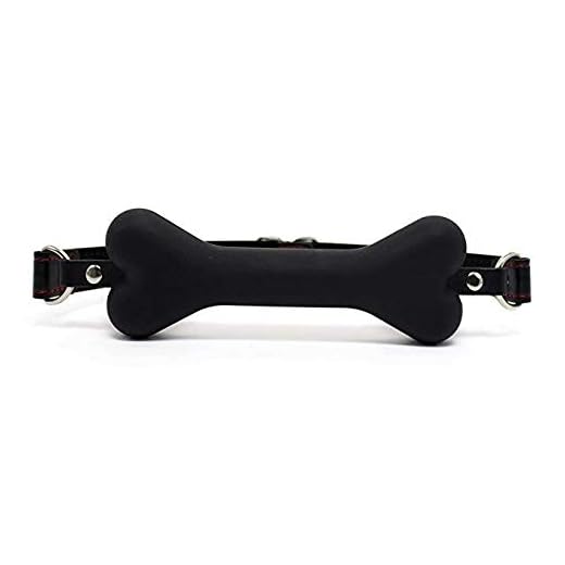 SuxHeart Abrir Transpirable Cuero Paly Hebilla cinturón Silicona Perro Hueso Boca mordaza para Hombres Mujer