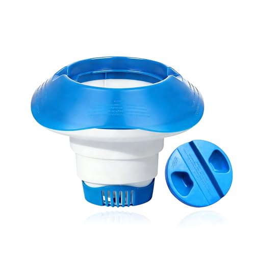 DIELOVEHUA Pool Dosierschwimmer Pool Chlor Schwimmer Pool Chlor Dosierer Chlor Dosierschwimmer Pool Tabletten Schwimmer Faltbare Dosierschwimmer Pool für Pools Wasserpark Spa Whirlpools