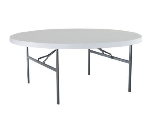 Lifetime Round Tables | 6 ft. 22673 Tables | Plastic Banquet Furniture 12 Pack