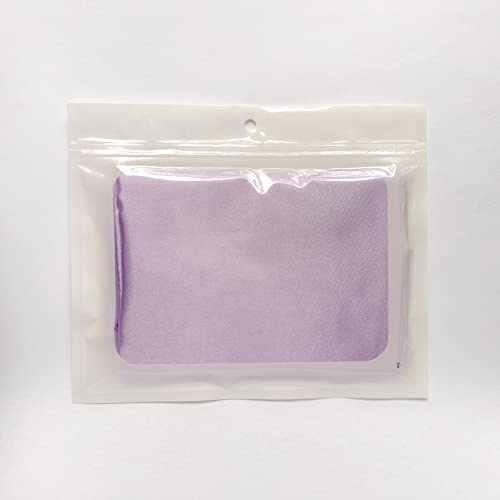 Women’s Solid Color Square Scarf Neckerchief (Lavender)3