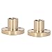 Aramox Industrial Grade T8x8 Screw Brass Nut Set for High Track Accuracy 3D Printer