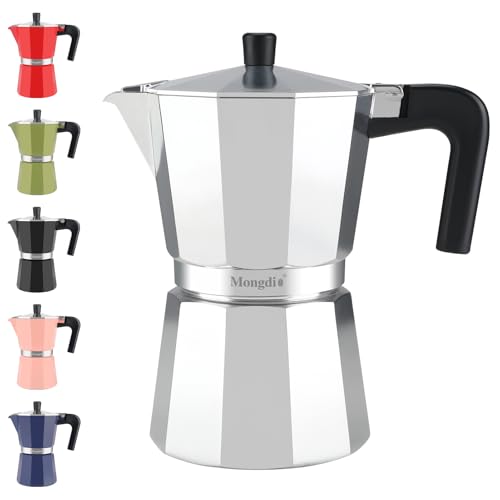 Mongdio Stovetop Espresso Maker Moka Pot, Stove...