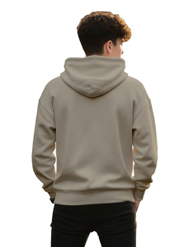 Image of XENOVAURBAN Unisex Cotton Fleece Solid Plain Hoodie - Pack of 1