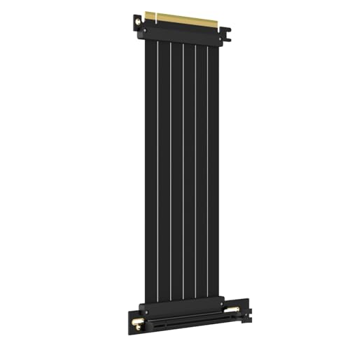 GLOTRENDS 250mm PCIe 3.0 X16 Riser Cable for Low-end PCIe 3.0 GPUs, Such as GeForce RTX 20/GTX 16/GTX 10 Series and AMD Radeon RX5000/VII/RX Vega/R9 Fury Series, etc