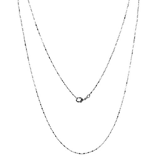 Collier hexagonal mookaitedecor en pierre de cristal pointu avec pendentif prisme - 4