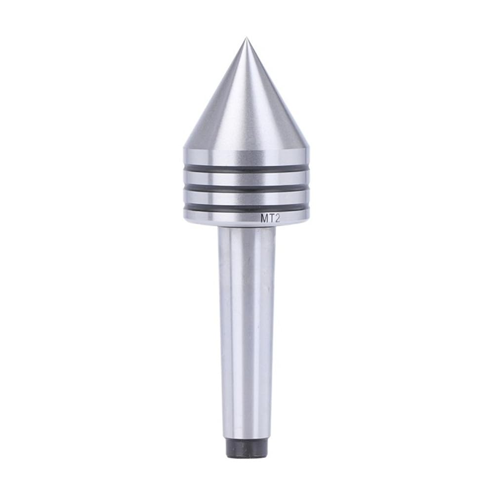 Morse Taper Machine Tool MT1/MT2 Heavy Duty Wood Lathe Live Tailstock Center, Woodworking Tapered Turn CNC Tool 1pc(2)