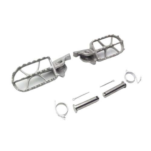 Pédale avant CRF450X antidérapante : repose-pieds moto stable pour cross et enduro