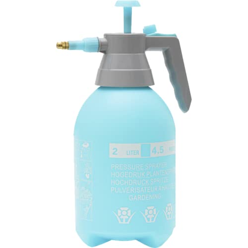 Glixoft Botella Pulverizadora Portátil De 2l, Botella Pulverizadora a Presión, Pulverizador Nebulizador De Desinfección, Regadera Rociadora para Plantas De Interior, Fertilizantes De Jardín