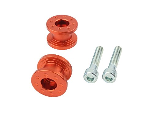 ポッシュ(POSH) バイク用品 レーシングスタンドフック M8 2個セット ディープオレンジ 004018-14