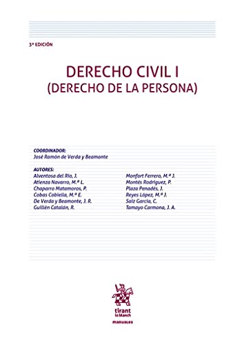 Derecho Civil I (Derecho de la Persona) 3ª Edición 2022 (Manuales de Derecho Civil y Mercantil)