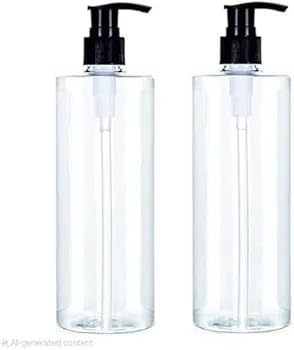 500 ML Dispenser BOTTAL,Transparent Clear Empty Dispenser Bottles, Liquid Dispenser Set for Face, Hair, Garden, Sanitizer,and More(Pack of 2)-image-0