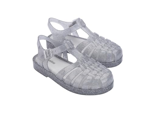 Image of mini melissa Possession Jelly Fisherman Sandal for Toddler and Kids | Iconic Fisherman Jelly Sandal for Toddlers & Girls, Adjustable Buckle, Waterproof, Bubblegum Scent, Play & Dress Shoes