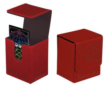 Red Force of Will Flip Deck Box with Magic Circle Design