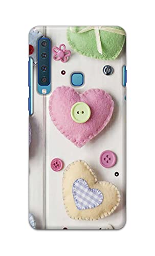 Image of PRINTFIDAA Heart Shape Hard Back Cover for Samsung Galaxy A9 (2018) / Samsung A9S, SM-A920F / DS, SM-A9200 Back Cover -(P6) KAT1010