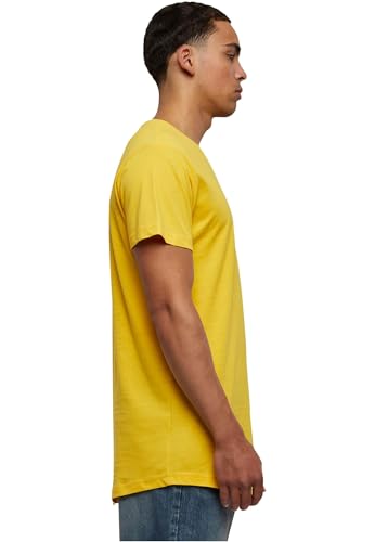 Urban Classics Shaped Long Tee, Camiseta Hombre, Amarillo (Chrome Yellow), XXL