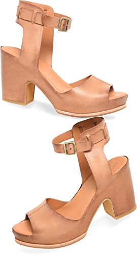 KORK-EASE Women's Stasia City-Chic Heeled Sandal in Soft Hand-Finished Leather, Cushioned Comfort Footbed, High-Traction Outsole2