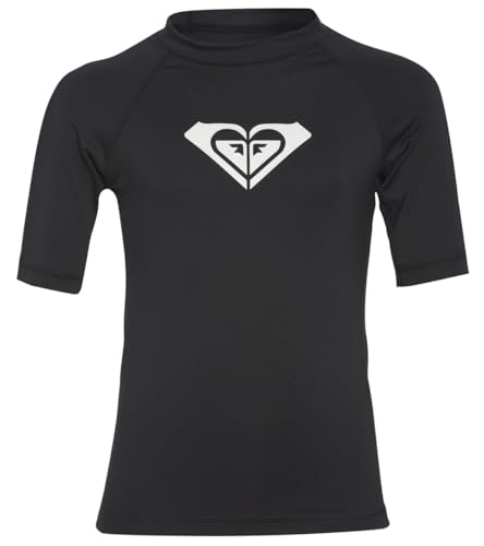 Roxy Girls' Whole Hearted Short Sleeve Rashguard