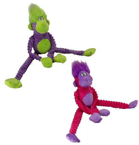 Pack 2 Juguetes de Peluche para Perros Jungle Monkey 14 pulg