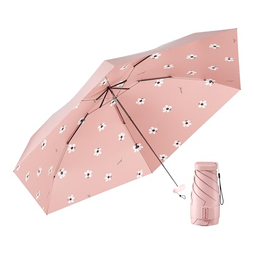 MJOFFIN Reise Mini Regenschirm - leichter,...
