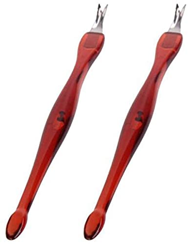 Professional Cuticle Trimmer Cuticle Pusher Cuticle Knife Remover Dead Skin Practical Nail Art Tools. (Pack of 2)-image-17