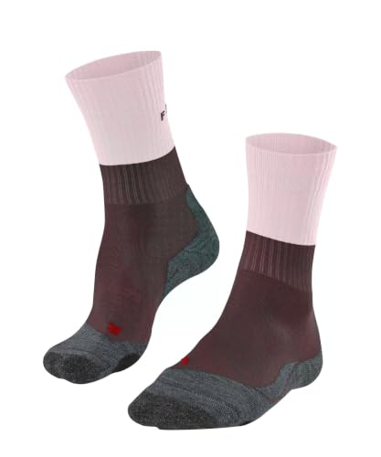 FALKE Damen Wandersocken TK2 Explore W So Wolle Funktionsmaterial antiblasen dick 1 Paar, Braun Mahogany 8344, 37-38 – Ansicht 1