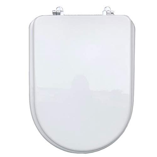 Copriwater Cesame SINTESI 1° VERS. BIANCO Cerniera Cromo-Sedile-Asse Wc