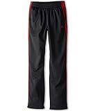 adidas Big Boys' Designator Pant, Black/Scarlet, Large