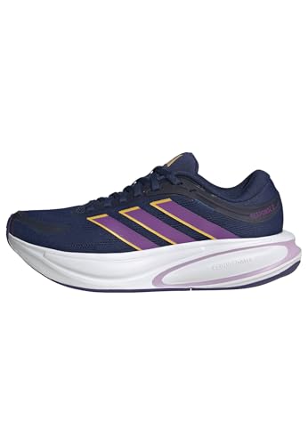 adidas Damen Response 2 Running Shoes, Dark Blue/Purple Burst/Crew Yellow, 38 2/3 EU – Ansicht 1