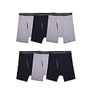 Fruit of the Loom Men's Coolzone Boxer Briefs, Moisture Wicking & Breathable, Assorted Color Multipacks