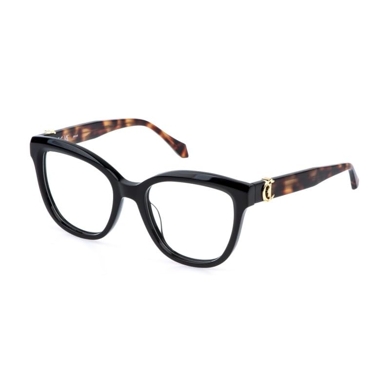 Just Cavalli Vjc128v Lunettes de Soleil, Noir Brillant, 53 Femme