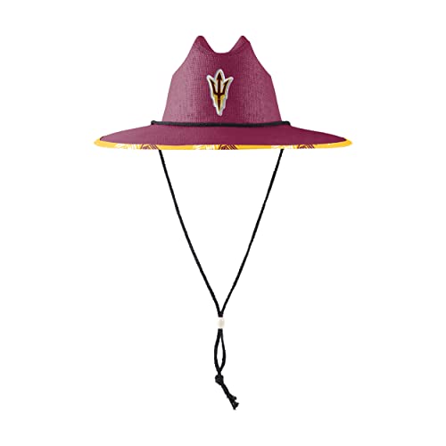 Image of FOCO Arizona State Sun Devils NCAA Team Color Straw Hat