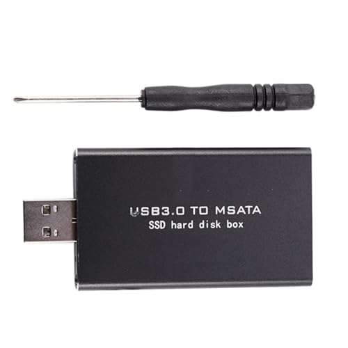 3X Caja externa USB 3.0 para mSATA SSD miniatura 3