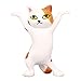 2PCS Dance Cat Supporto per Cuffie Gatti Divertenti Supporto per Auricolare Accessori Portapenne Giocattolo per Adulti per Bambini Regali Creativi e Innovativi,D