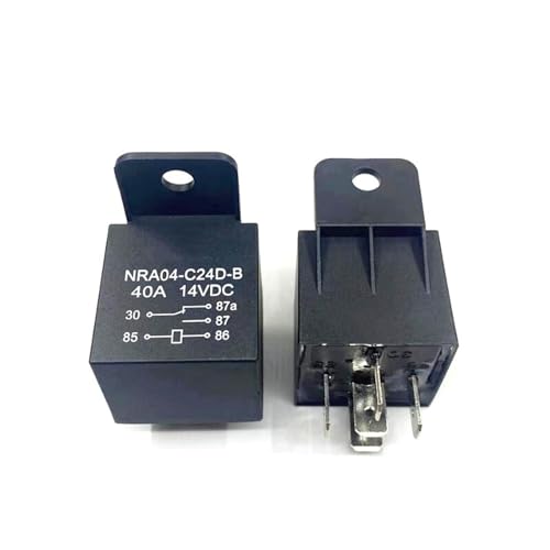 Relé automotriz 24V 40A NRA04-C24D-B de 5 pines para cuadros de control