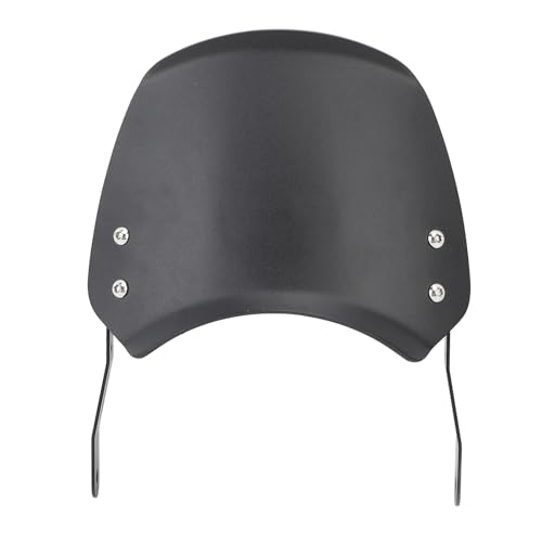 ZDETGU Motocicletta in Alluminio in Alluminio Deflettore di Frontale Universale con Supporto per Fari Rotondi 6,5 ​​Pollici a 9,45 Pollici Neri (BLACK)