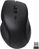 Speedlink Snappy - Rat�n Inal�mbrico de 2,4 GHz, 5 Botones y hasta 1800 PPP, ergon�mico Recargable con bater�a de 600 mAh, funci�n de Carga USB-C, Receptor Nano USB-A para PC y port�tiles, Negro