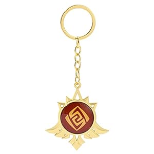 Genshin Impact pop sleutelhanger, oorbellen. Eye of God sleutelhanger, Game Project lichtgevende hanger sleutelhanger accessoires Cosplay sleutelhanger (R2)