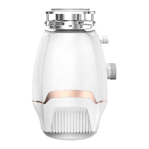 Triturador de Basura y recogedor de Alimentos, triturador automático de residuos domésticos de 3800 RPM para Fregadero, 0,75 HP, Continuo, con conexión para lavavajillas, reducción de Ruido, para cás
