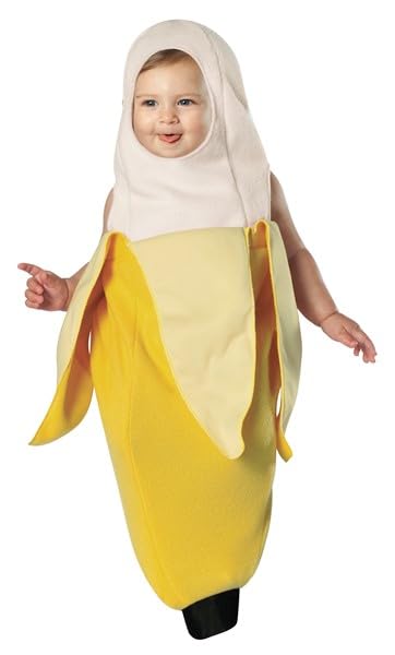 Disfraz de bebé banana pelada Rasta Imposta 3-9 meses miniatura 1
