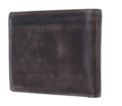 Chiemsee portefeuille homme cuir véritable noir petit format compact avec porte-monnaie