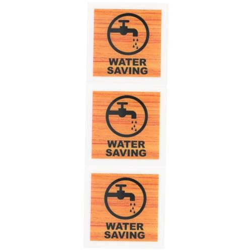 Panneau de signalisation économiseur eau Gatuida | Lot de 3 pièces