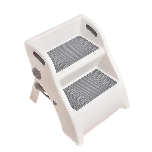 GLOWICK 2 Step Folding Stool for Toddlers | Stable design with wide base and non-slip feet for added confidence and safety.-image-18