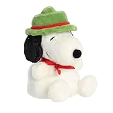 Aurora® Adorable Peanuts® Palm Pals™ Beagle Scout Snoopy™ Stuffed Animal - Officially Licensed Toys for All Snoopy Fans - Nostalgic Gift for Adults and Birthday Celebrations - White 6 Inches
