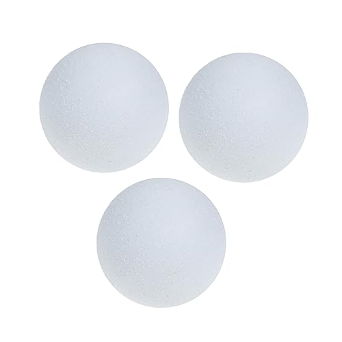 Toyvian Balones De Futbolín Mini Reemplazables 36 Mm 3 Unidades Blancas Resistentes Al Desgaste para Futbolín Profesional Uso Juegos De Mesa y Eventos Deportivos