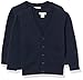 Amazon Essentials Uniform Cotton Cardigan Sweaters Maglione, Blu Marino, 6-7 Anni