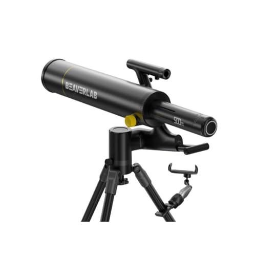 BeaverLab - Télescope astronomique Intelligent TW1 Pro 500mm f/6.1, résolution 4K, Noir