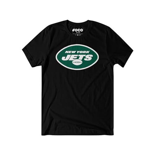 Image of FOCO Men's NFL Team Primary Logo Black Short Sleeve T-Shirt
